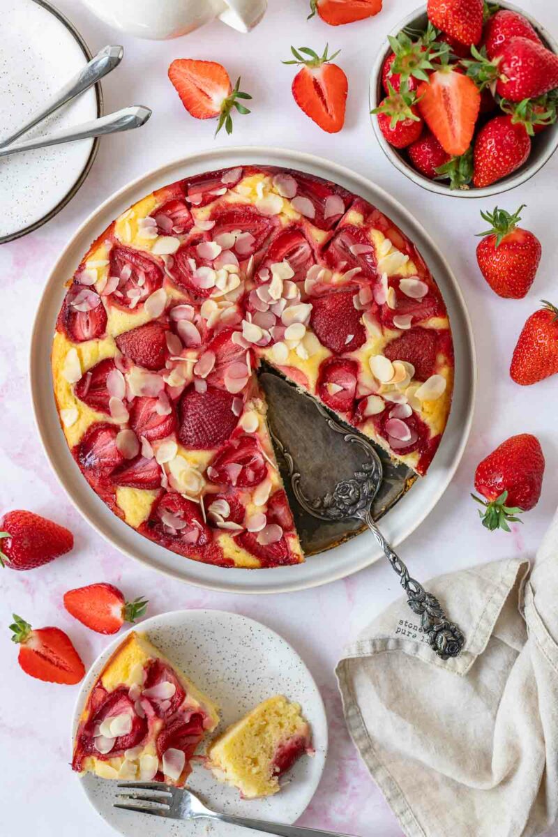 Erdbeerkuchen Rezept - Schnell & Einfach