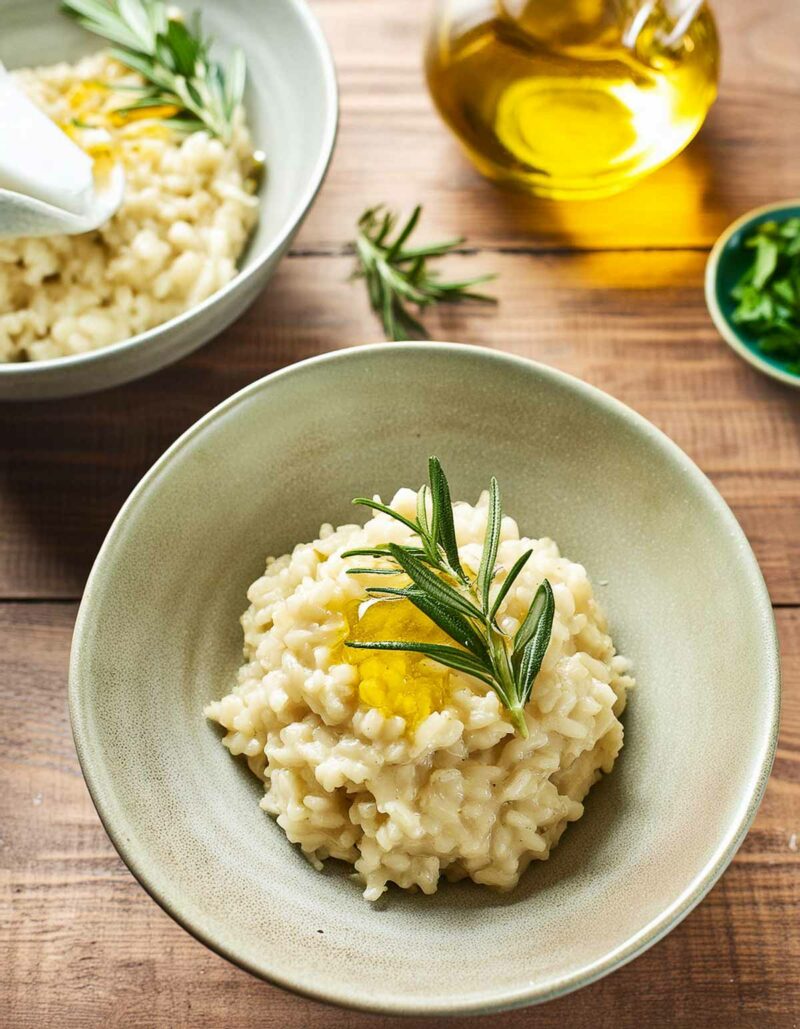 Kochen mit CBT Öl; serviere mit Risotto