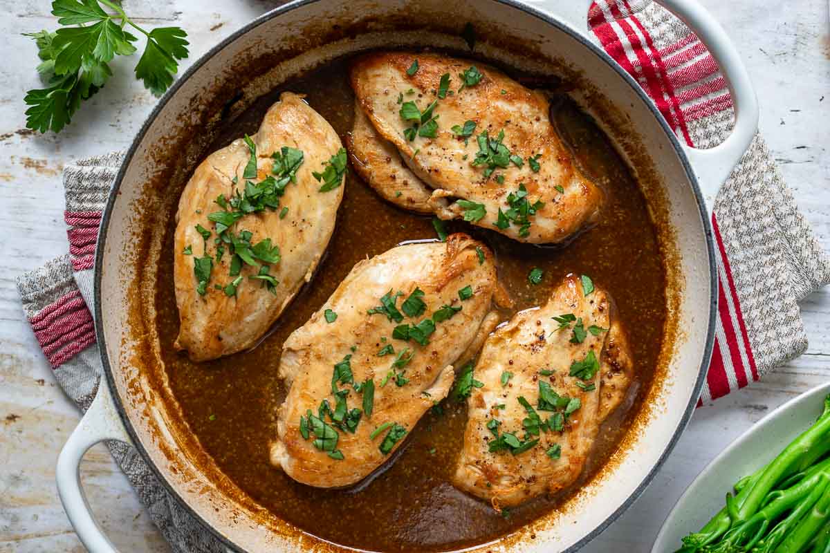 Schnelles Senf-Hähnchen