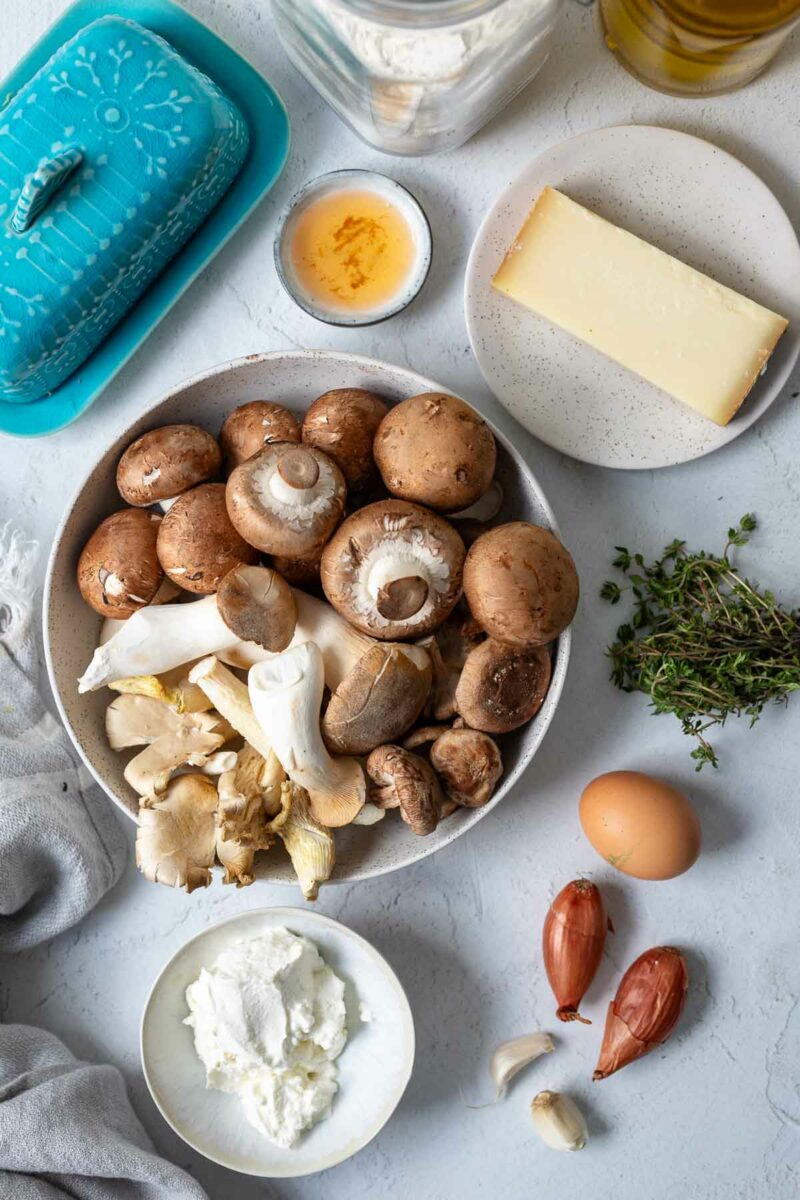 Zutaten für Pilz Galtte (Tarte) Rezept