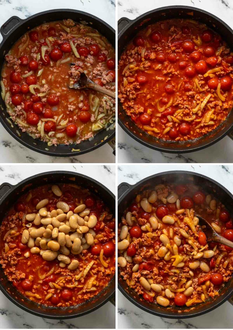 Schritt-für-Schritt: Rezept für Nudeln mit Salsiccia