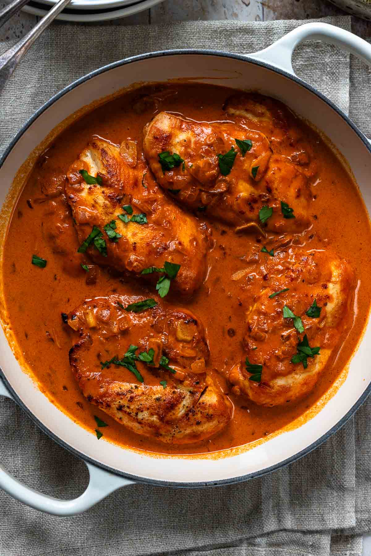 Schnelle Hähnchen-Paprika-Pfanne Rezept