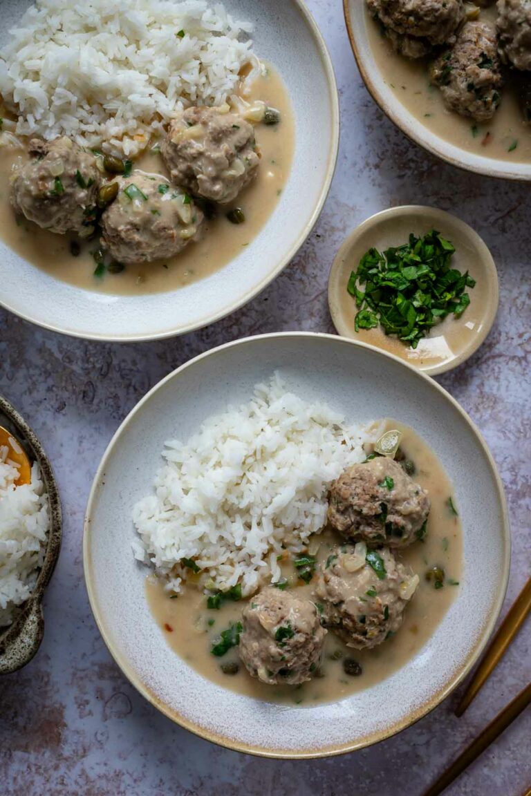Königsberger Klopse mit Kalb
