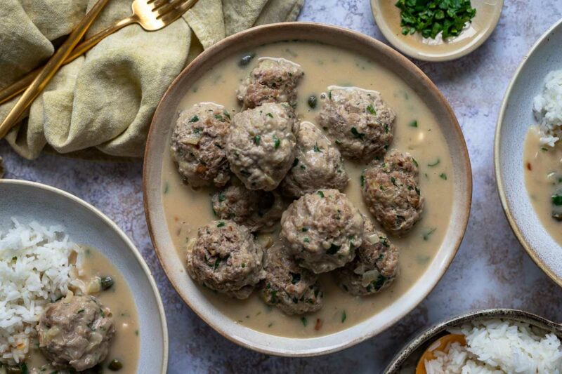 Königsberger Klopse mit Kalb