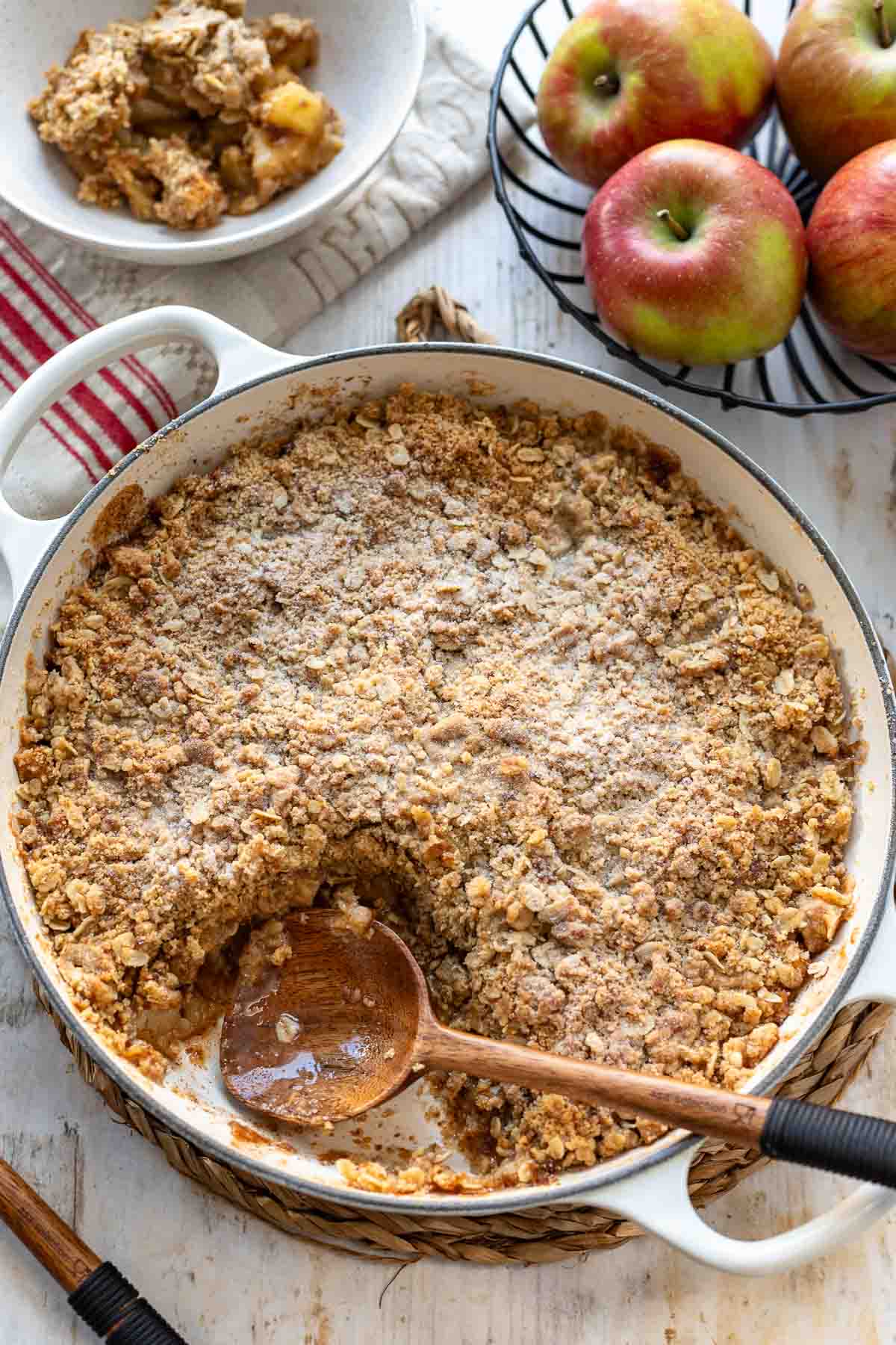 Einfacher Apfel-Crumble