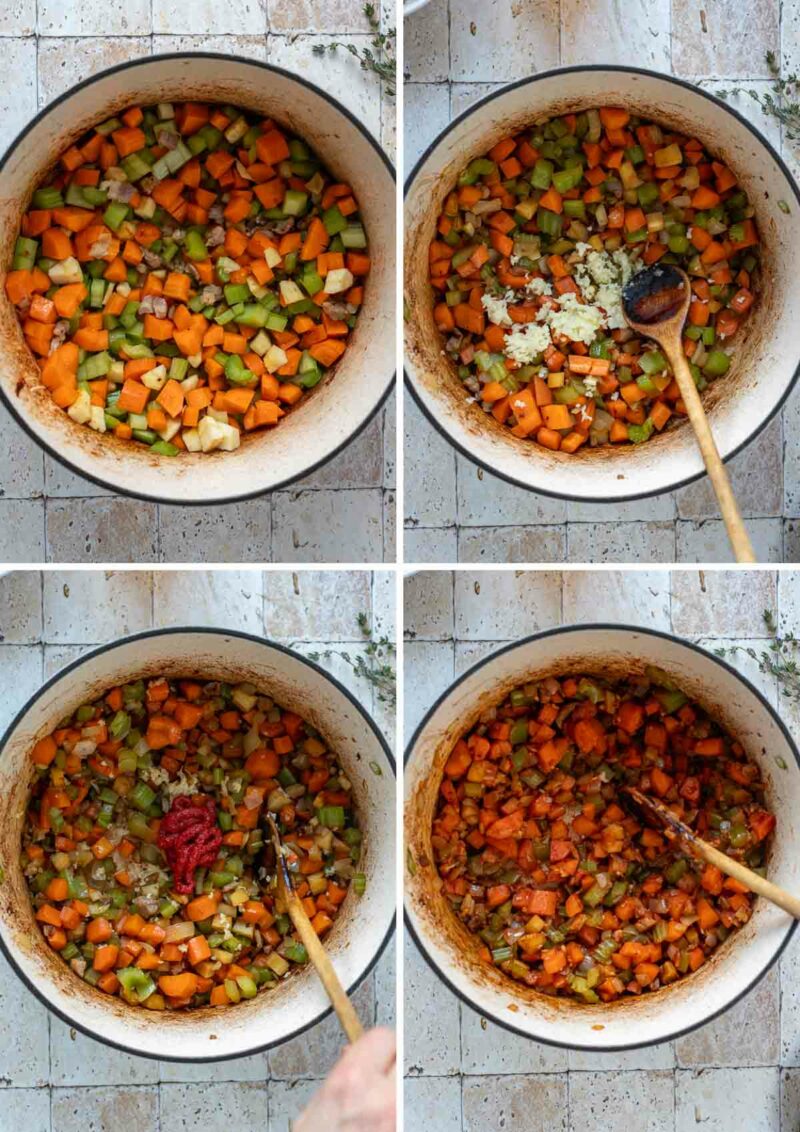 Suppe vorbereiten schritt für schritt