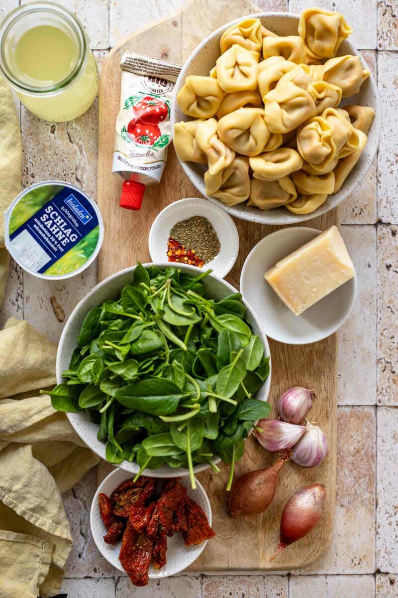 Tortellini mit Käse Sahne Soße