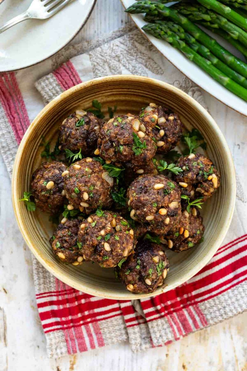Frikadellen im Backofen zubereiten - Italienisches Rezept