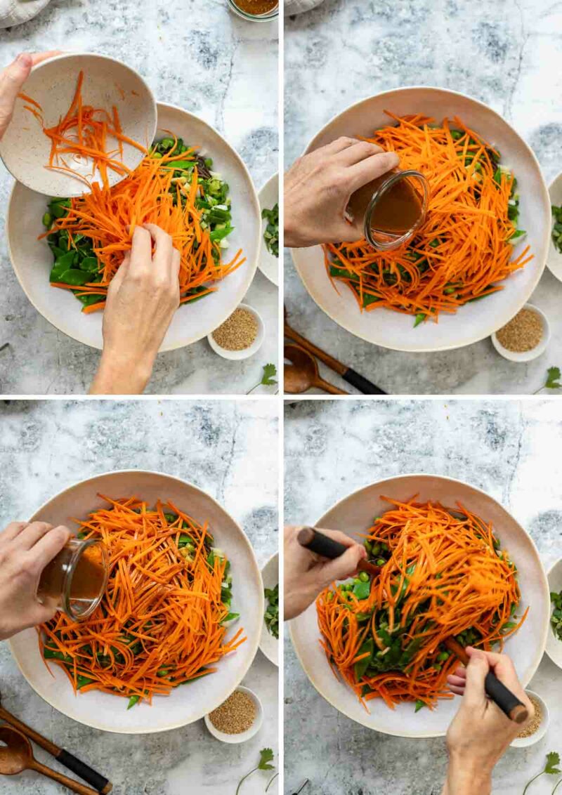 Zubereitungs für Soba Nudel Salat Rezept Schritt für Schritt Bilder