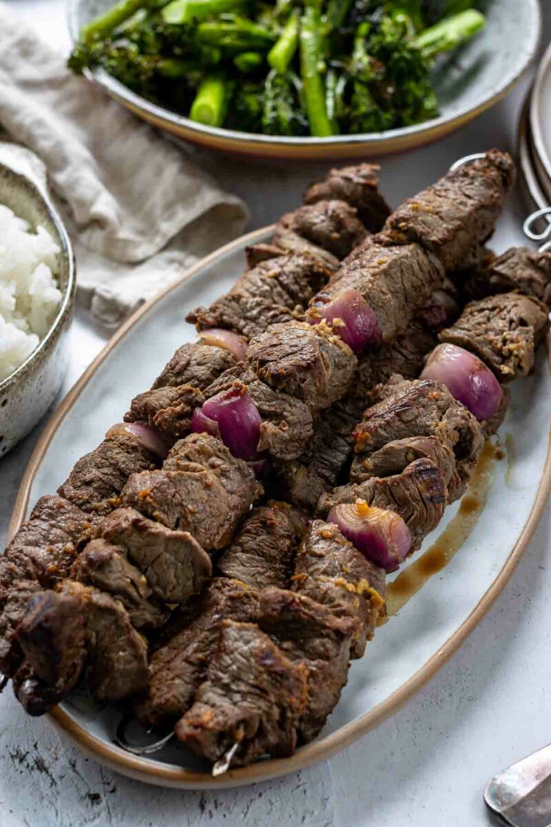Rindfleischspieße Rezept asiatische Art