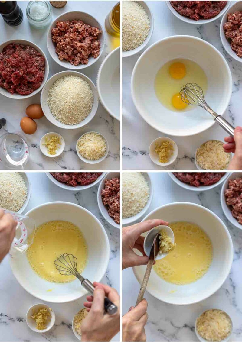 Salsiccia Hackbällchen / Fleischbällchen Schritt 1
