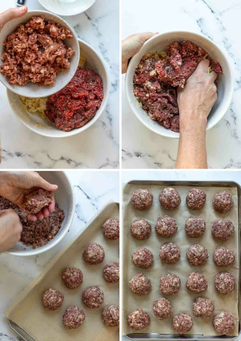 Salsiccia Hackbällchen / Fleischbällchen Schritt 3