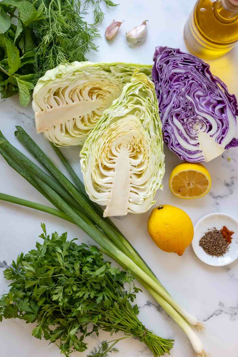 Salat Zutaten