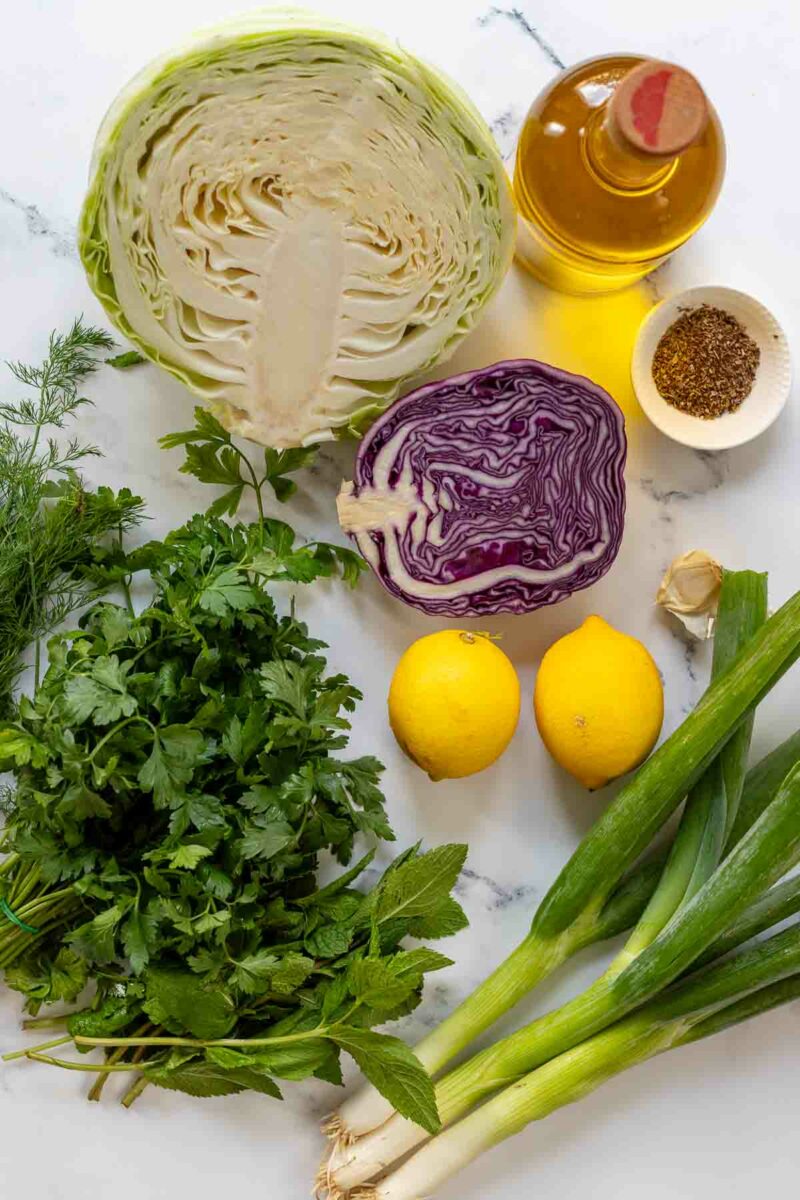 Salat Zutaten