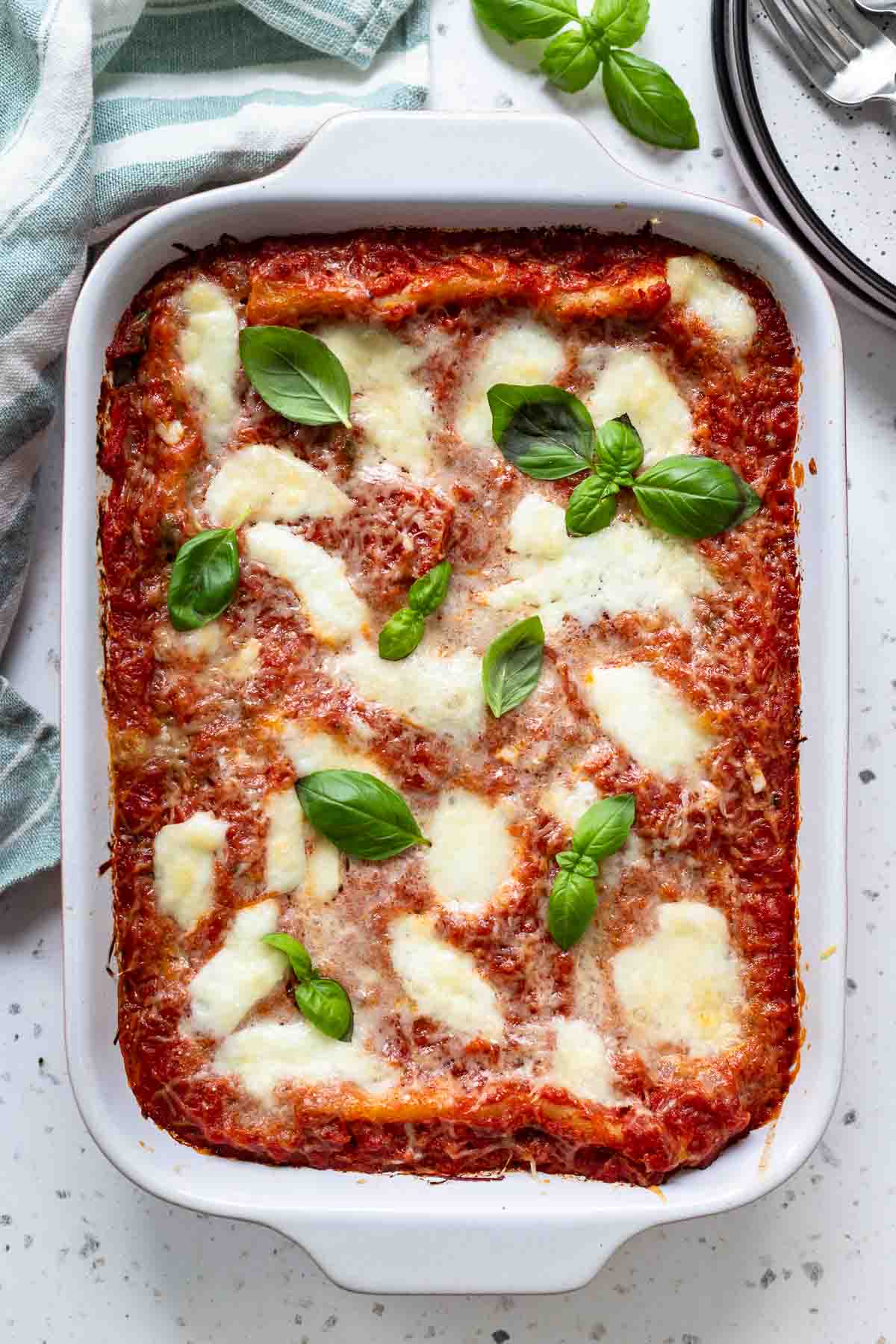 Vegetarisches Rezept für Cannelloni mit Spinat und Ricotta