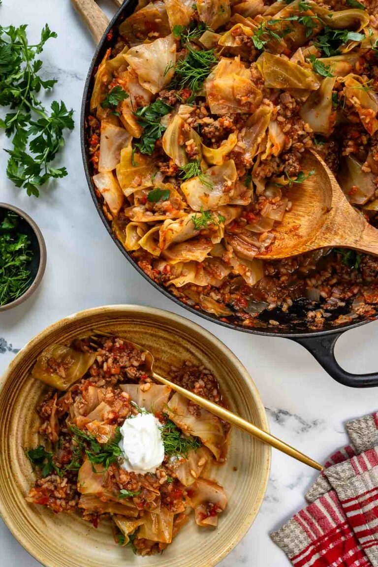 Kohlrouladen-Eintopf Rezept für Faule ohne Wickeln / ohne Rollen