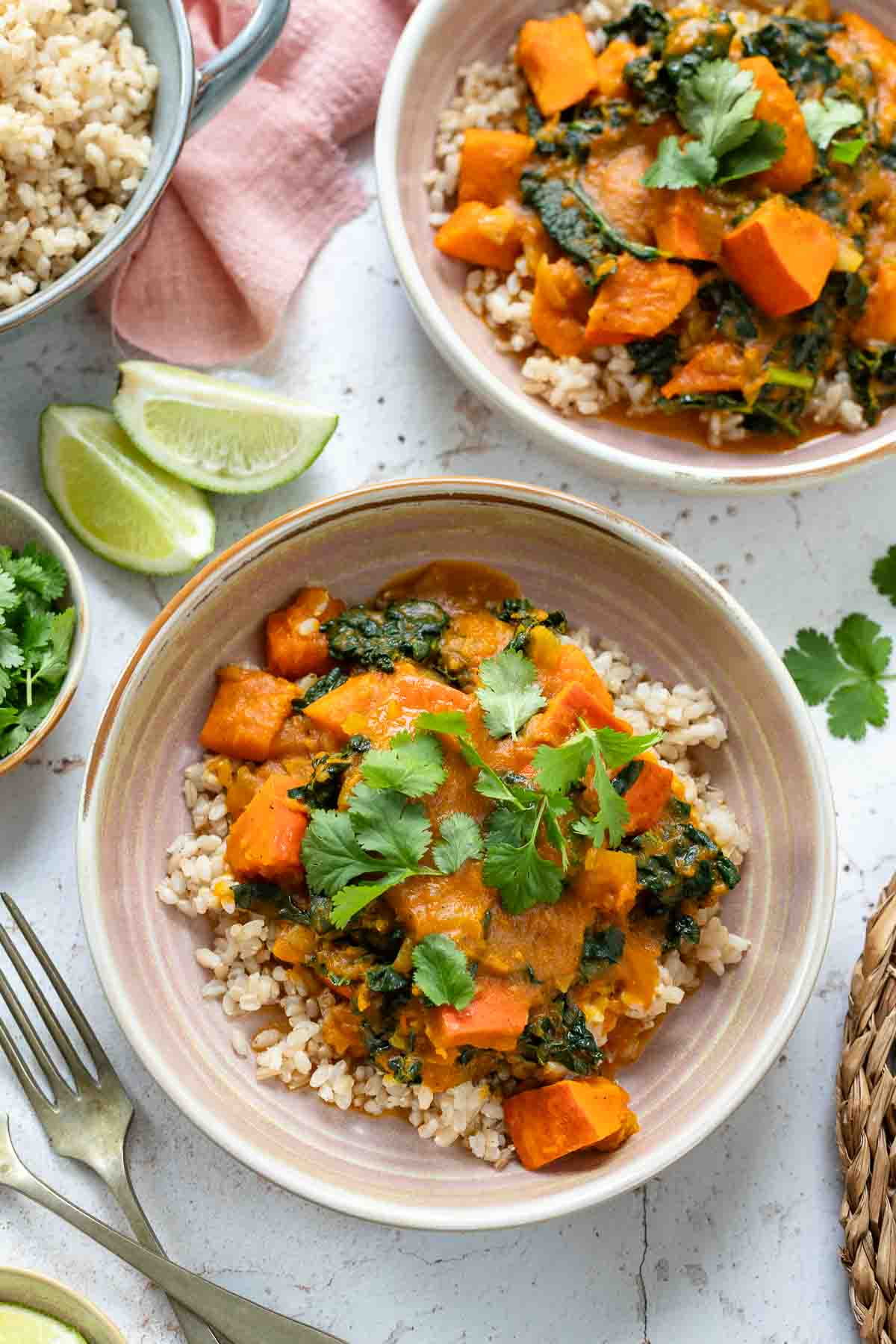 Kürbis Curry mit Kokosmilch 