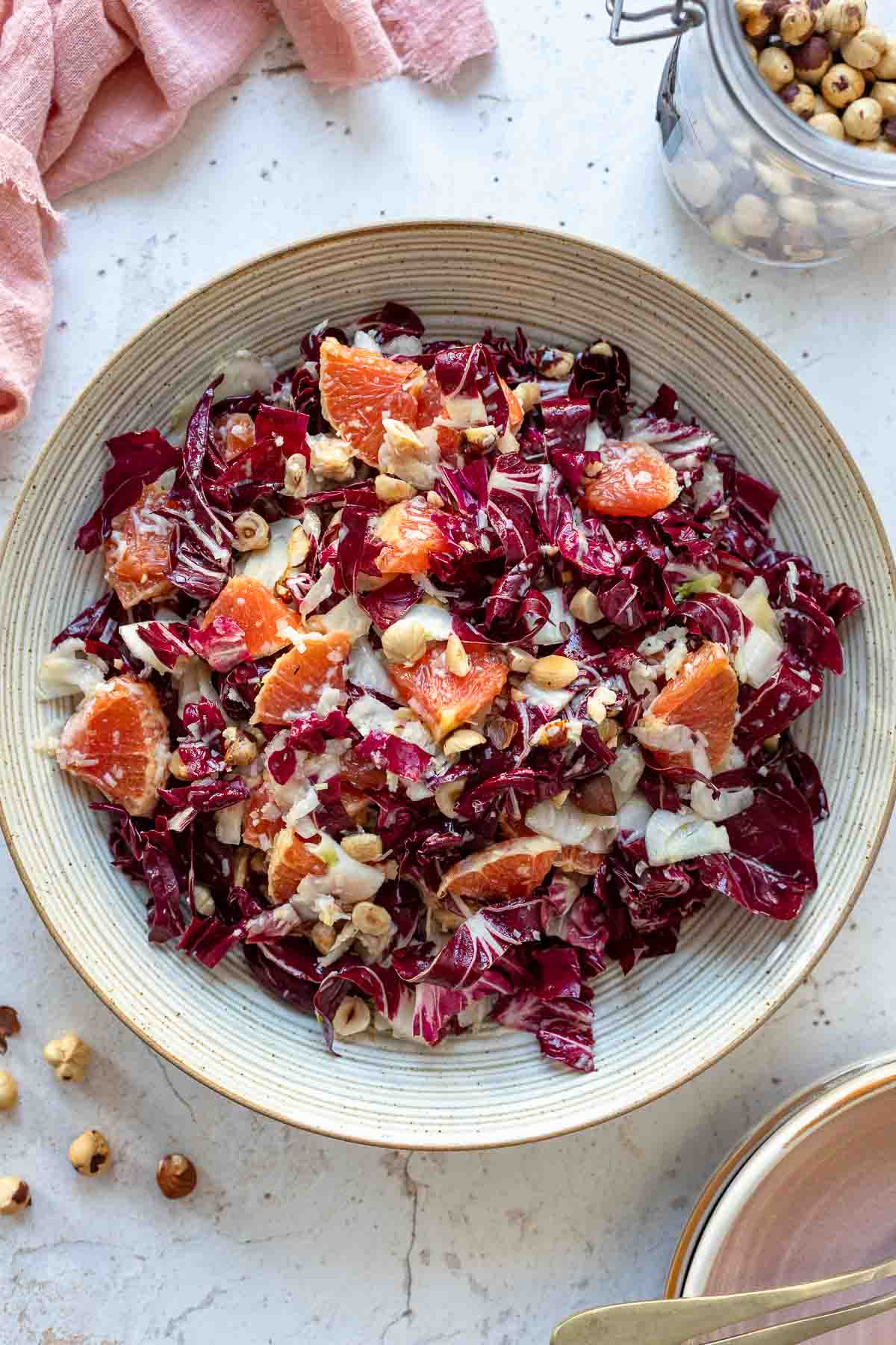Salat mit Radicchio und Orangen & Fenchel
