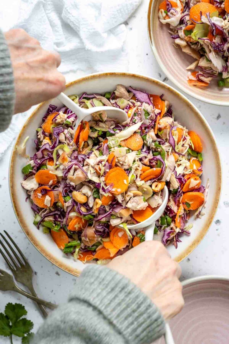 Krautsalat Rezept mit Hähnchen