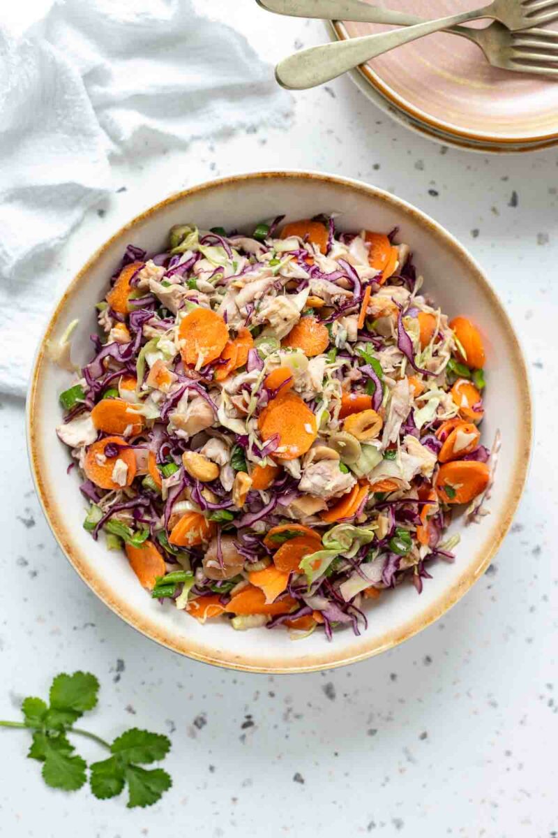 Asiatischer Hähnchen Krautsalat