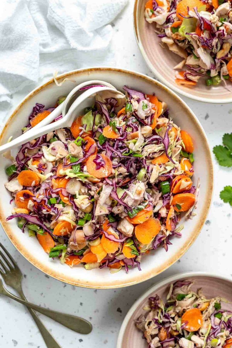 Miso-Ginger Chicken Slaw