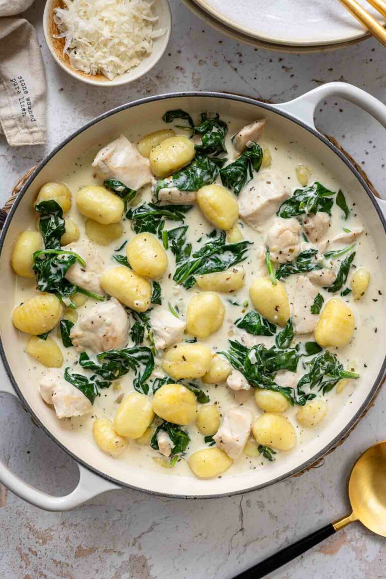 Gnocchi mit Hähnchen - schnelles Rezept