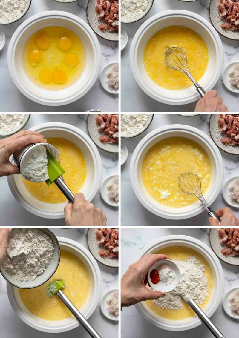 Zubereitung für Eiermuffins