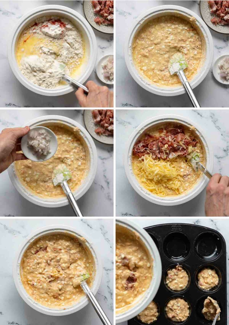 Zubereitung für Eiermuffins