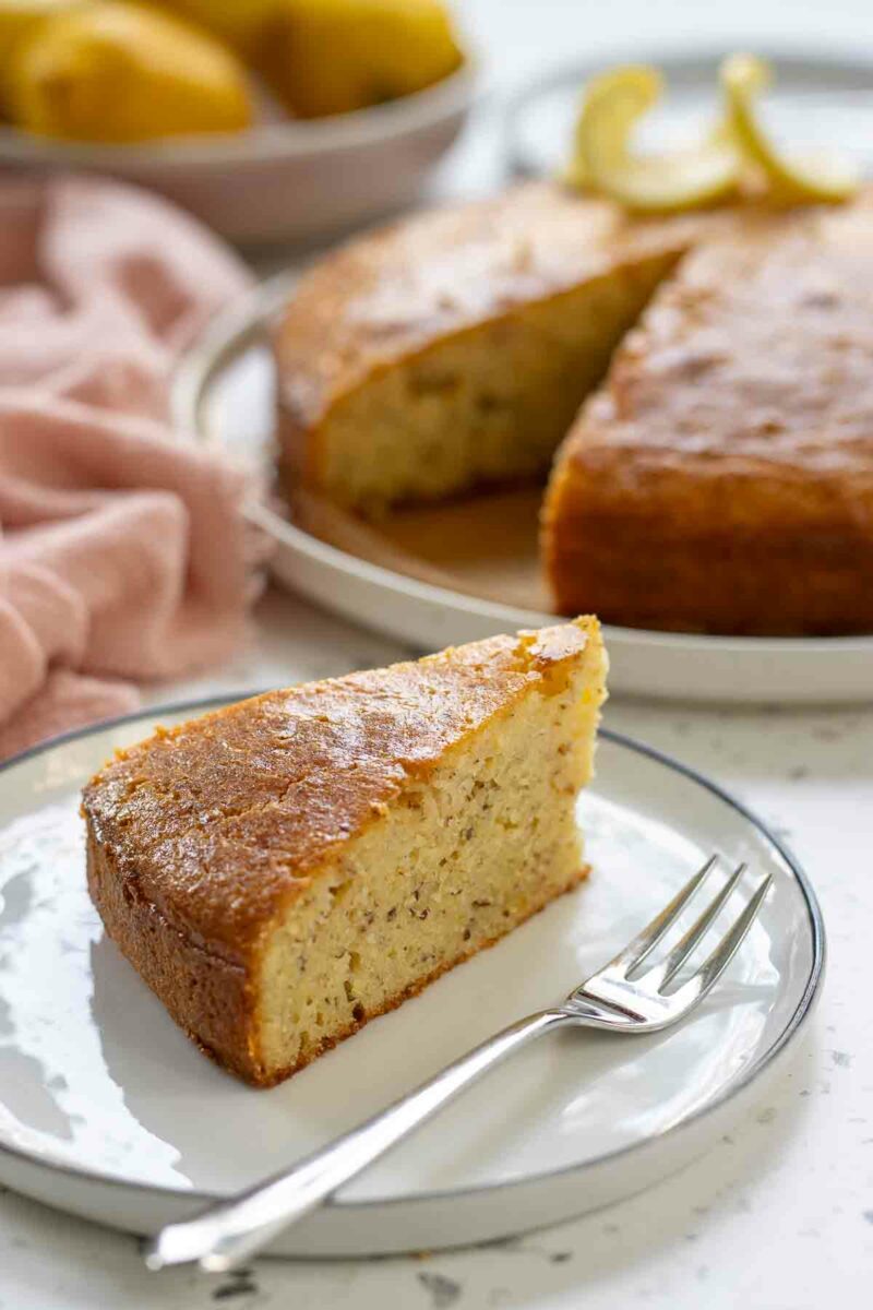 Glutenfreier Kuchen mit Zitronenglasur