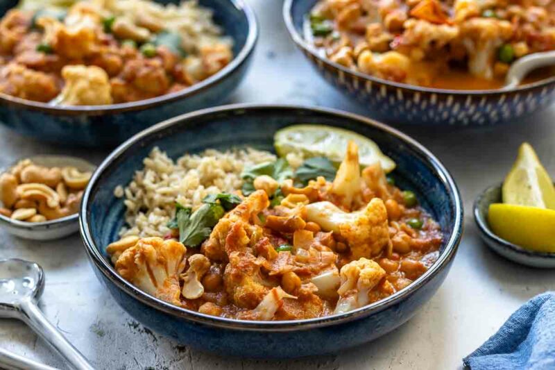 Blumenkohl-Kichererbsen-Curry
