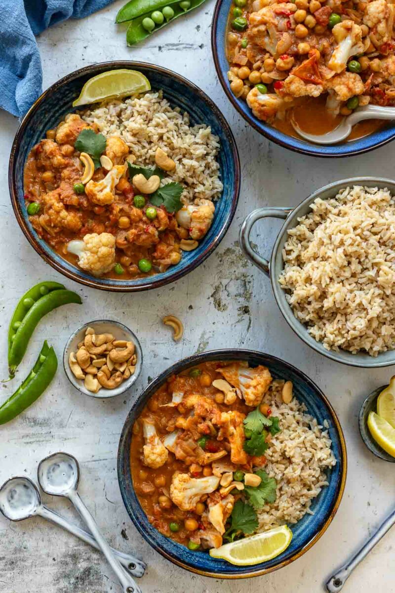 Blumenkohl-Kichererbsen-Curry