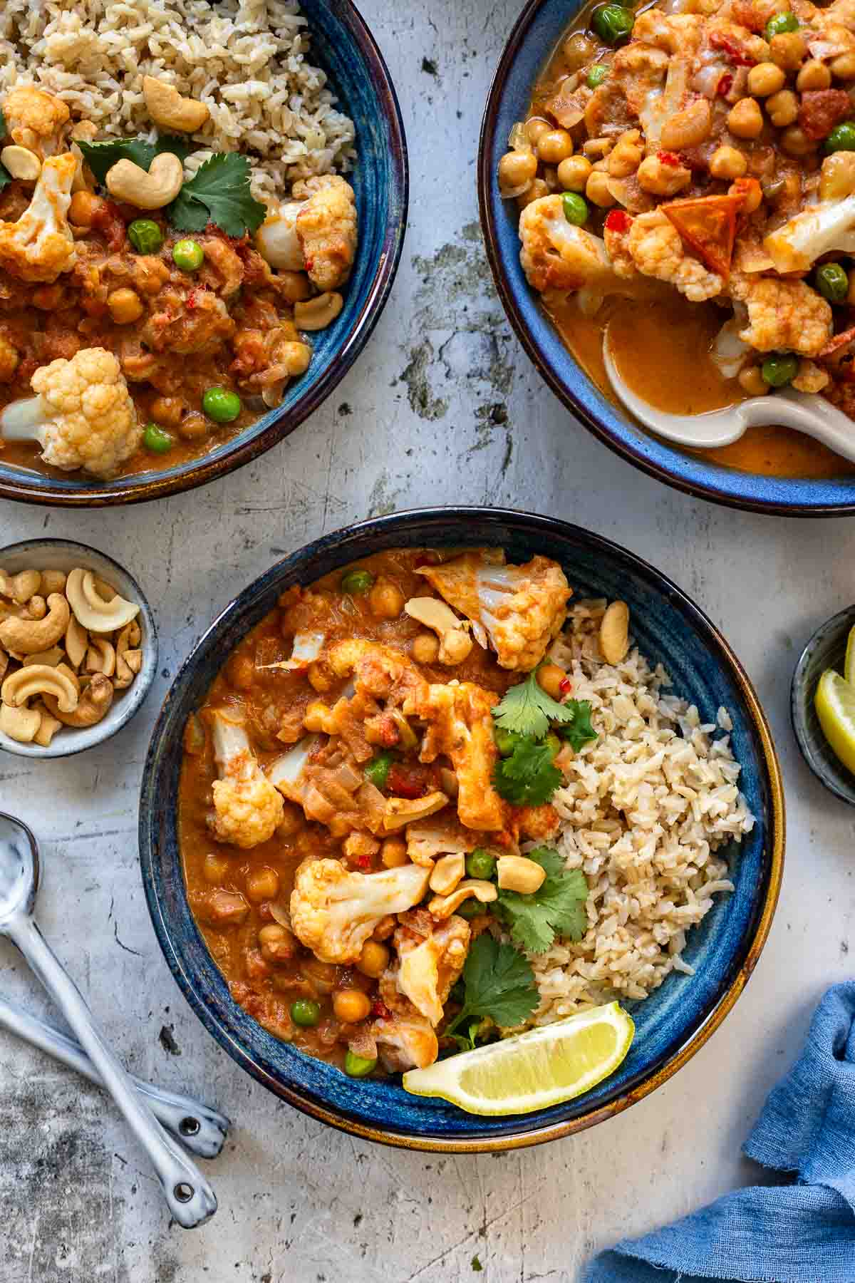 Blumenkohl-Kichererbsen-Curry Rezept