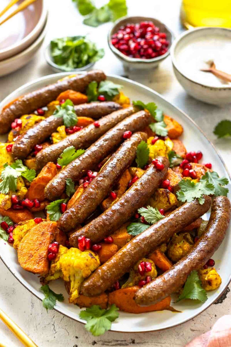 Ofengemüse mit Merguez Rezept